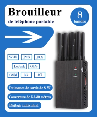 Brouilleur telephone portable le plus vendu